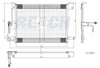 1998 JEEP GRAND CHEROKEE 5.9 L CONDENSER REA31-4379P