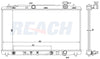 2008 LEXUS ES350 3.5 L RADIATOR REA41-13035A