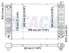 1997 GMC C7500 KODIAK 6.0 L RADIATOR REA41-2487A