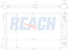 1986 GMC S15 JIMMY 2.5 L RADIATOR REA41-679A