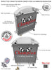 1917 FORD MODEL T 2.9 L RADIATOR EC1005