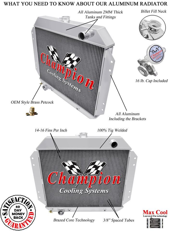 1925 FORD MODEL TT 2.9 L RADIATOR AE1005