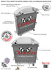 1921 FORD MODEL TT 2.9 L RADIATOR CC1005