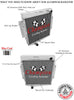 1967 NISSAN 1600 1.6 L RADIATOR CHACC1600B