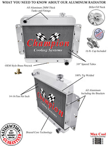 1965 PONTIAC GTO 6.9 L RADIATOR CC1680