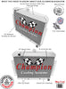 1980 JEEP CJ5 4.2 L RADIATOR EC1919