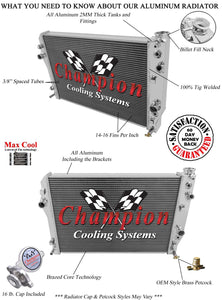 1998 PONTIAC FIREBIRD 5.7 L RADIATOR CHAEC2365