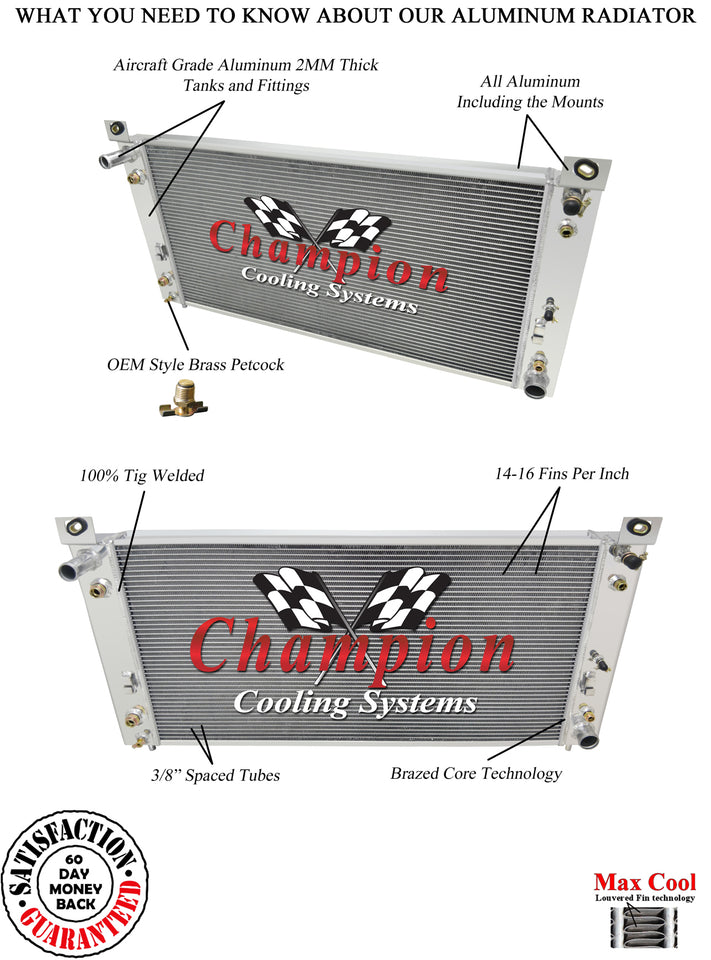 2006 GMC YUKON 4.8 L RADIATOR CHACC2370