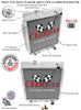 1964 MERCURY COMET 4.7 L RADIATOR CC259