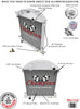 1929 FORD MODEL A 3.3 L RADIATOR CHAEC2829FD