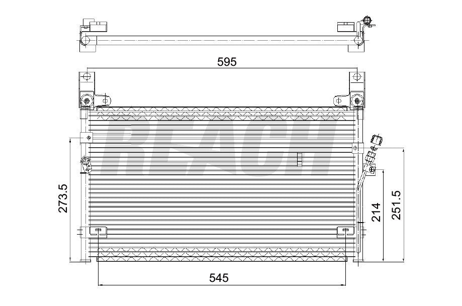 2002 TOYOTA TACOMA 2.7 L CONDENSER REA31-3062P