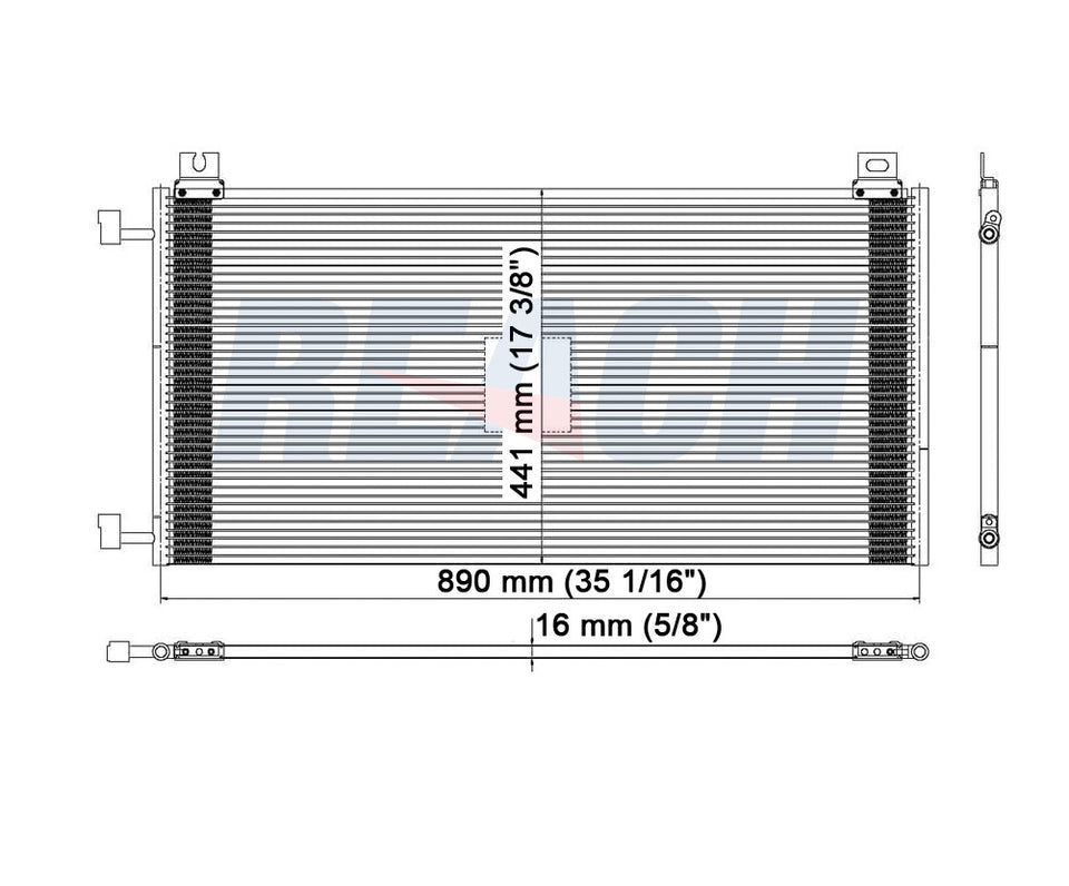 2006 CADILLAC ESCALADE 6.0 L CONDENSER REA31-3026P