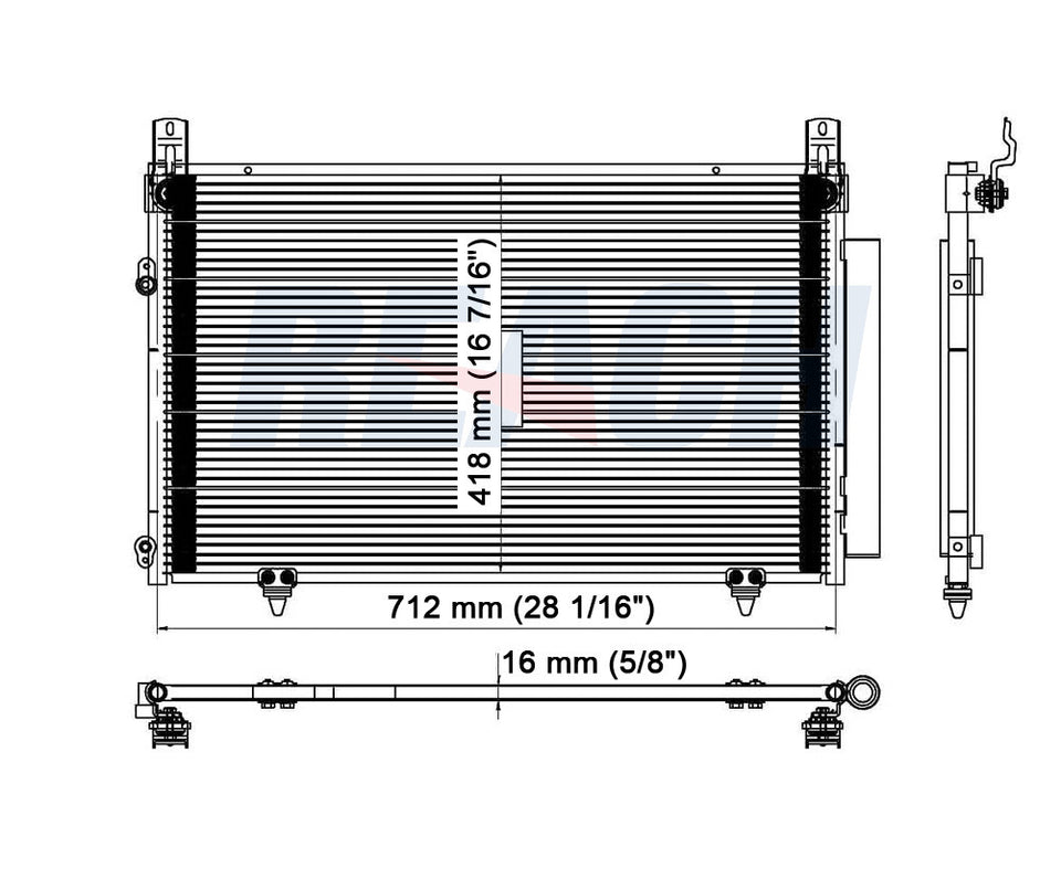 2006 TOYOTA HIGHLANDER 2.4 L CONDENSER REA31-3053P