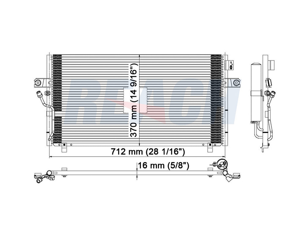 2002 INFINITI I35 3.5 L CONDENSER REA31-3061P