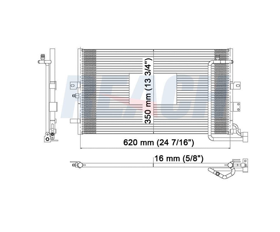 1999 SAAB 9-5 3.0 L CONDENSER REA31-3072P