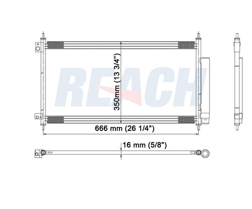 2005 ACURA TL 3.2 L CONDENSER REA31-3089P
