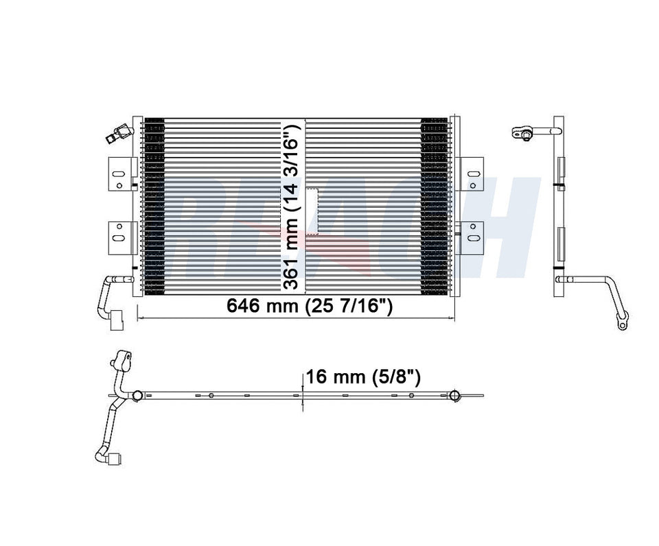 2002 CHEVROLET MALIBU 3.1 L CONDENSER REA31-3097P