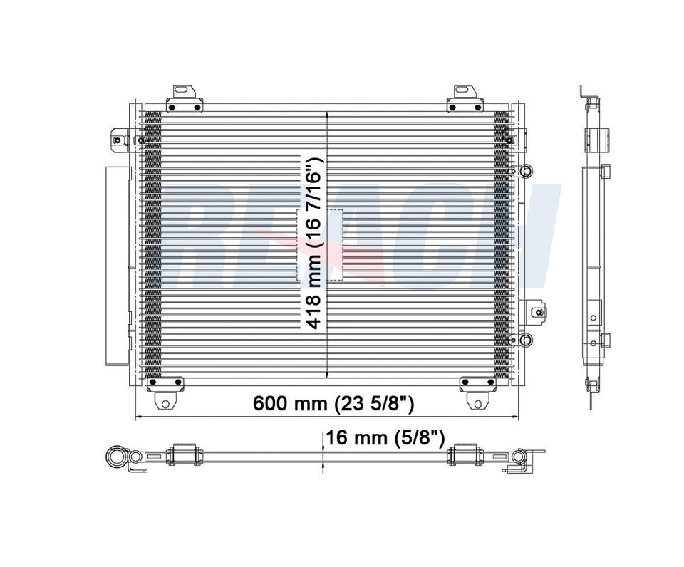 2007 CADILLAC CTS 2.8 L CONDENSER REA31-3101P