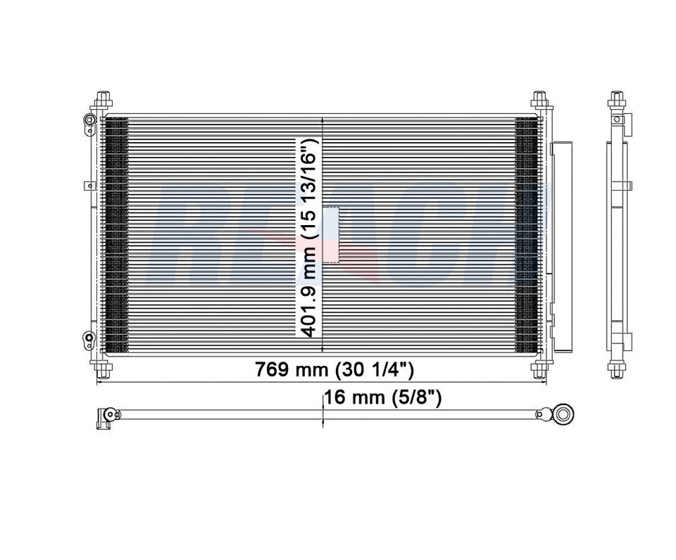 2007 HONDA ODYSSEY 3.5 L CONDENSER REA31-3246P