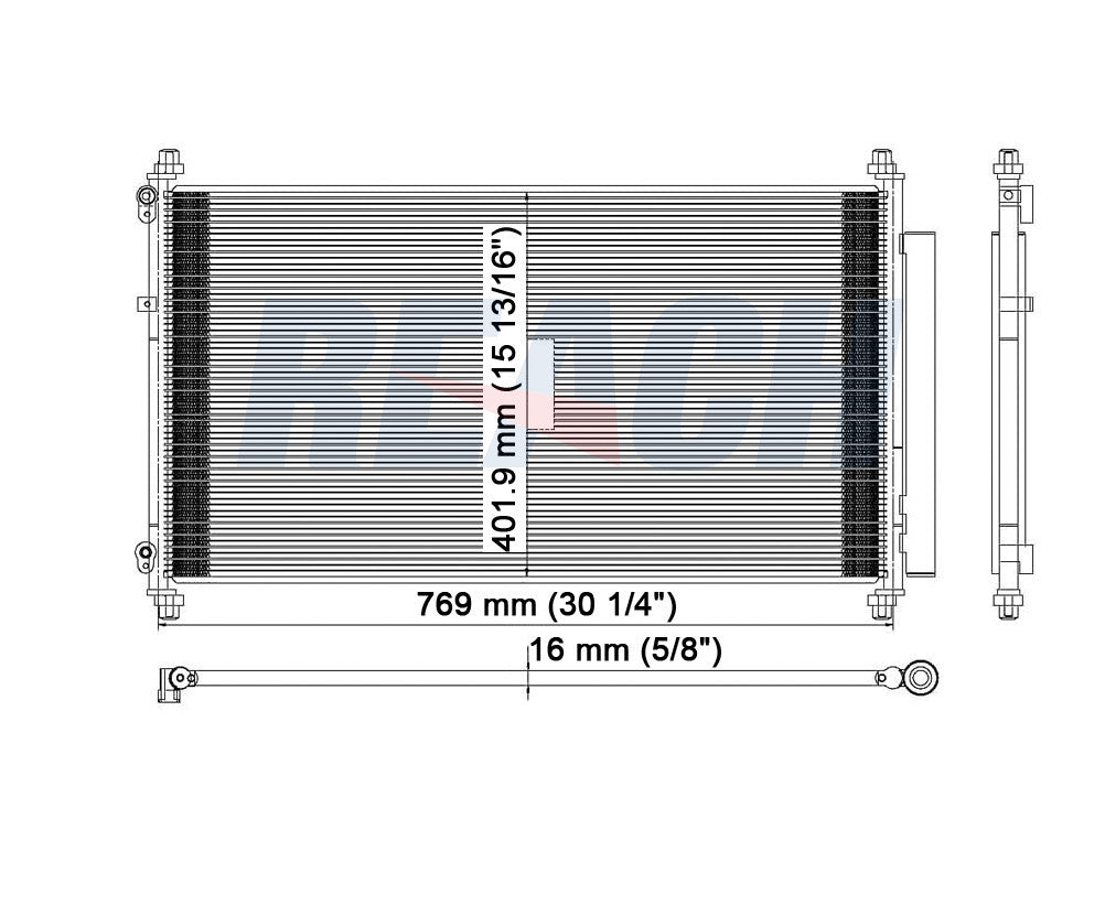 2007 HONDA ODYSSEY 3.5 L CONDENSER REA31-3246P
