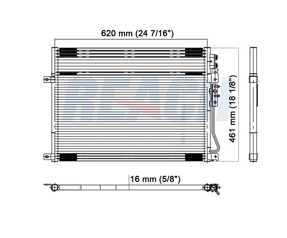 2010 JEEP GRAND CHEROKEE 6.1 L CONDENSER REA31-3247P