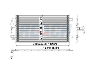 2004 PONTIAC GRAND PRIX 3.8 L CONDENSER REA31-3249P