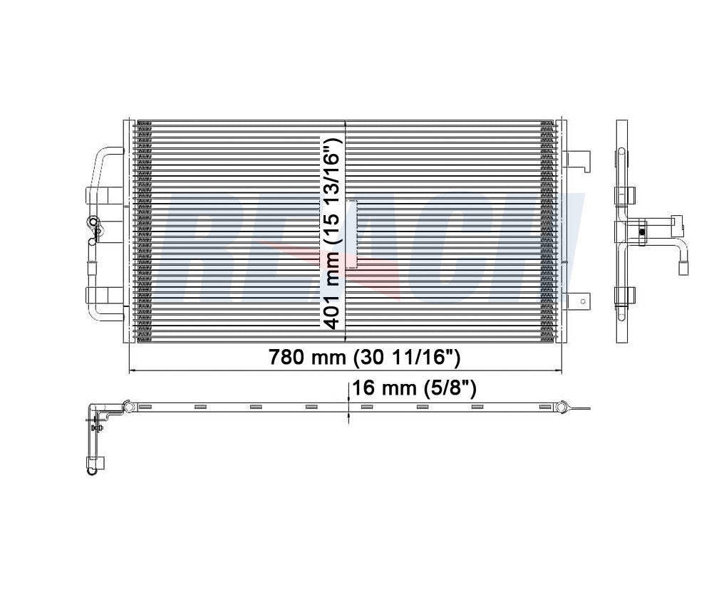 2004 PONTIAC GRAND PRIX 3.8 L CONDENSER REA31-3249P