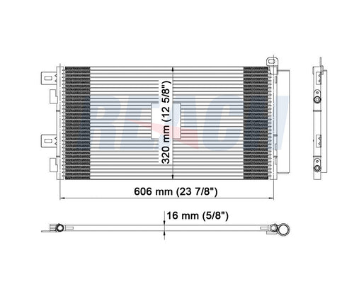 2006 MINI COOPER 1.6 L CONDENSER REA31-3254P