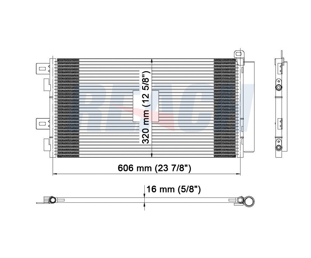 2006 MINI COOPER 1.6 L CONDENSER REA31-3254P