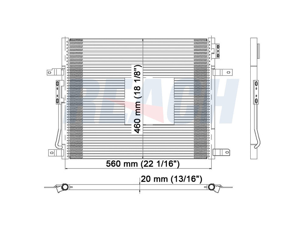 2004 JEEP GRAND CHEROKEE 4.0 L CONDENSER REA31-3259P