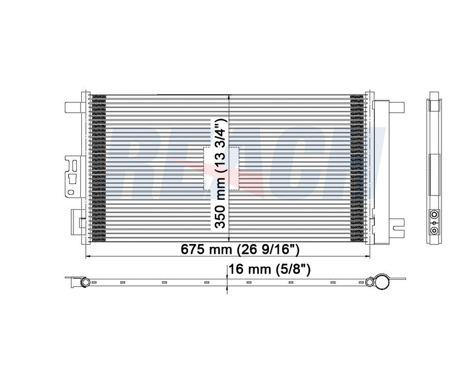 2007 CHEVROLET MALIBU 2.2 L CONDENSER REA31-3279P