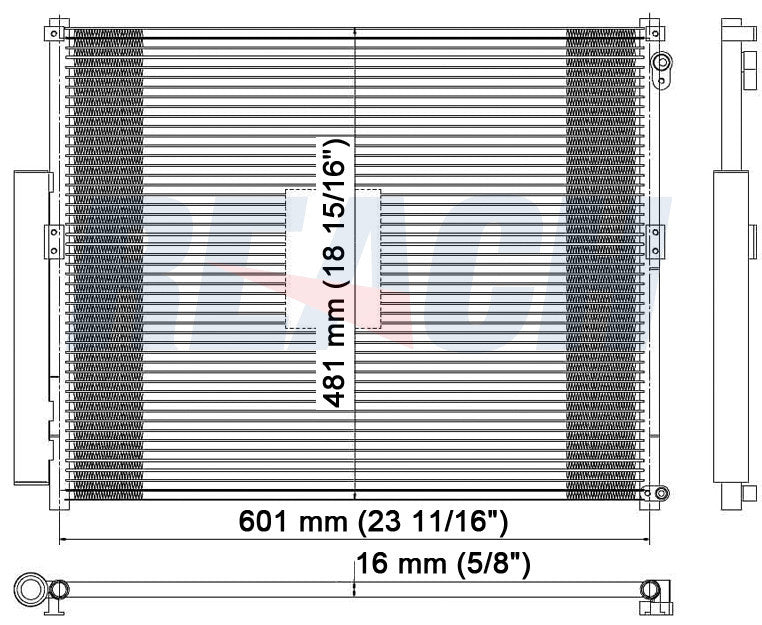 2003 LEXUS GX470 4.7 L CONDENSER REA31-3282P