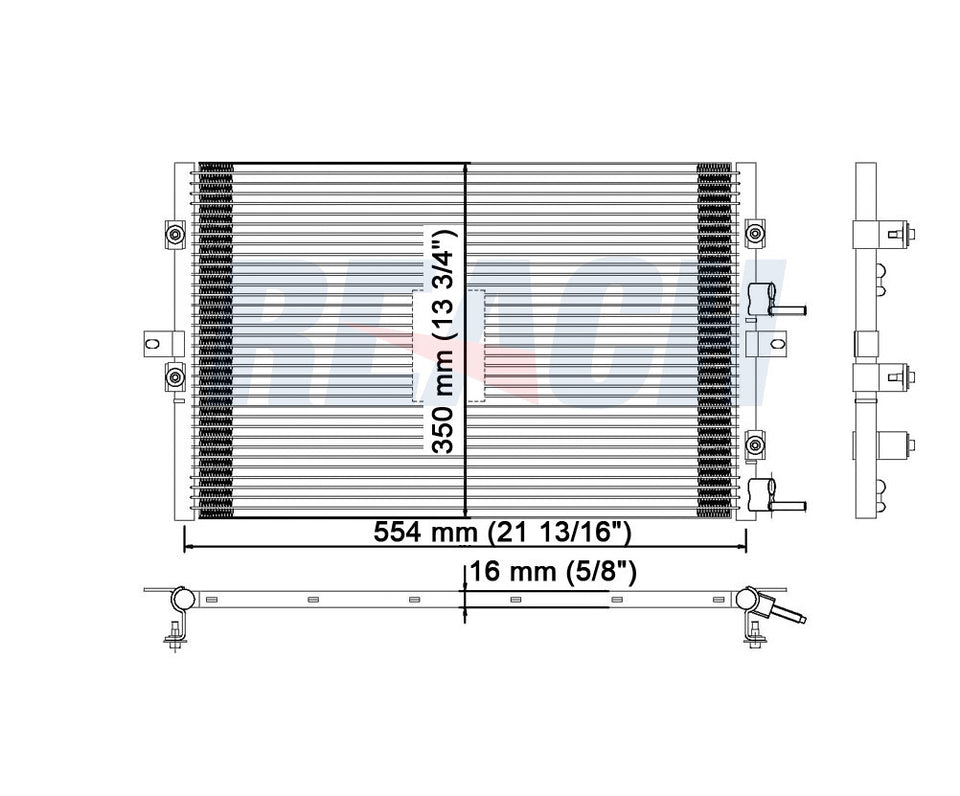 2005 CHRYSLER PT CRUISER 2.4 L CONDENSER REA31-3286P