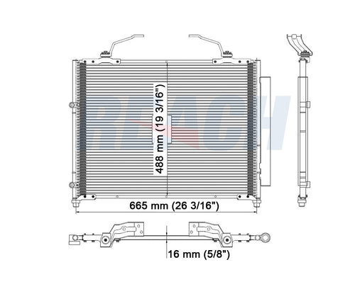 2001 ACURA MDX 3.5 L CONDENSER REA31-3290P