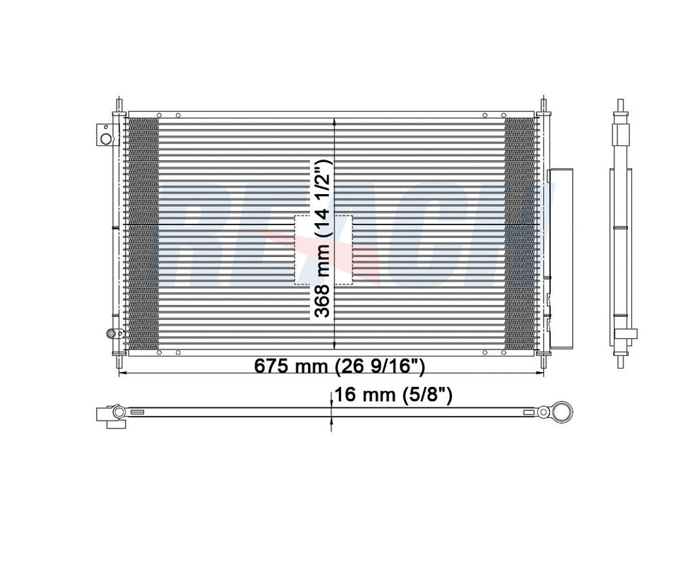 2005 ACURA TSX 2.4 L CONDENSER REA31-3295P