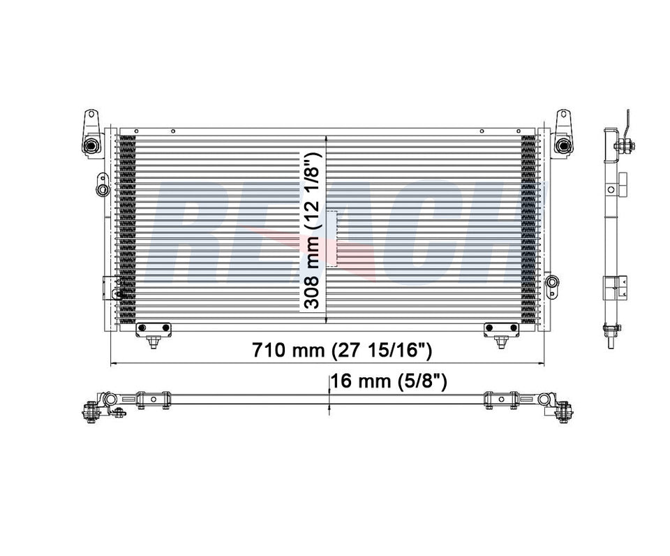 2004 TOYOTA TUNDRA 4.7 L CONDENSER REA31-3296P