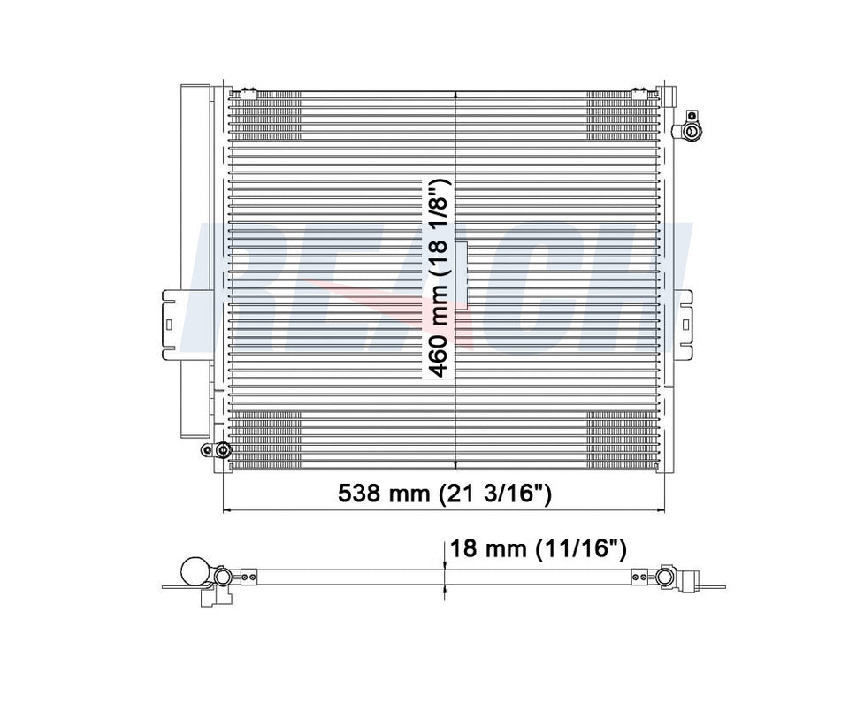 2006 TOYOTA TACOMA 4.0 L CONDENSER REA31-3393P