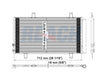 2012 LEXUS ES350 3.5 L CONDENSER REA31-3396P