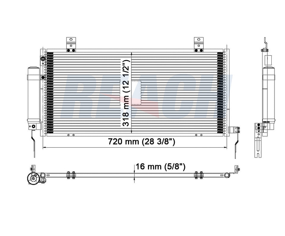 2011 MITSUBISHI ECLIPSE 3.8 L CONDENSER REA31-3457P