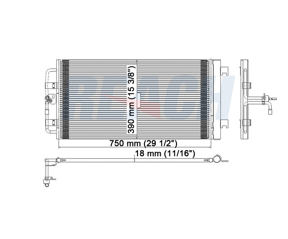 2007 BUICK LACROSSE 3.6 L CONDENSER REA31-3467P