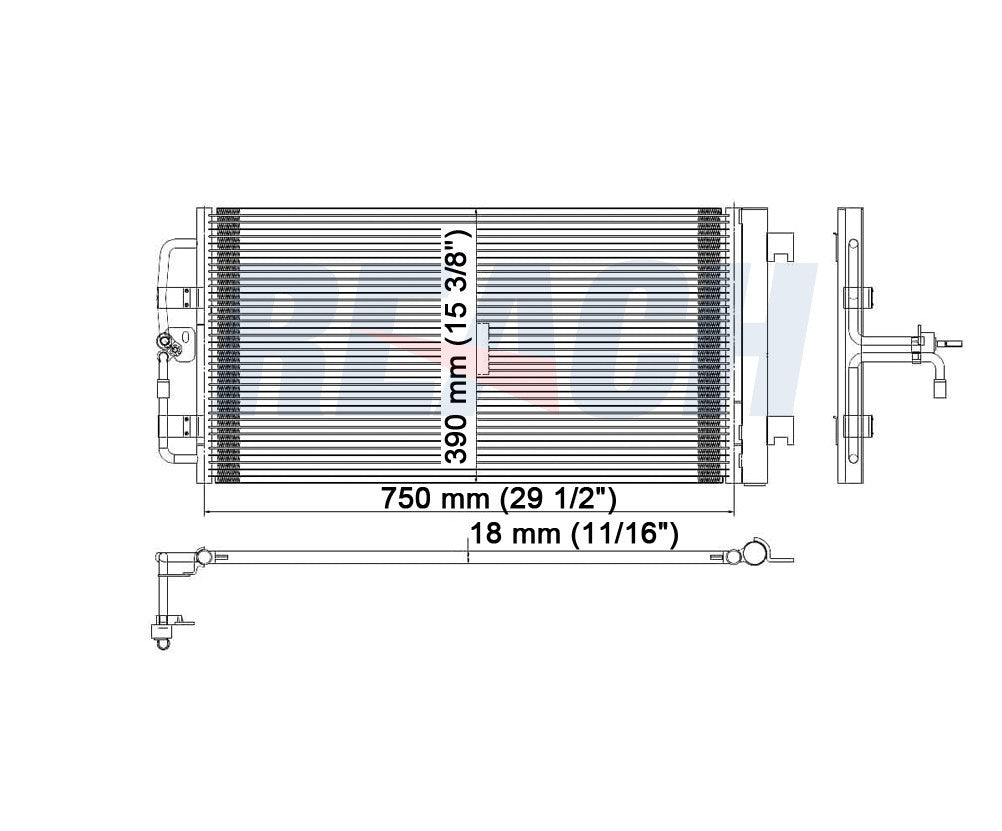 2007 BUICK LACROSSE 3.6 L CONDENSER REA31-3467P
