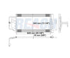 2006 CHEVROLET IMPALA 5.3 L CONDENSER REA31-3474P