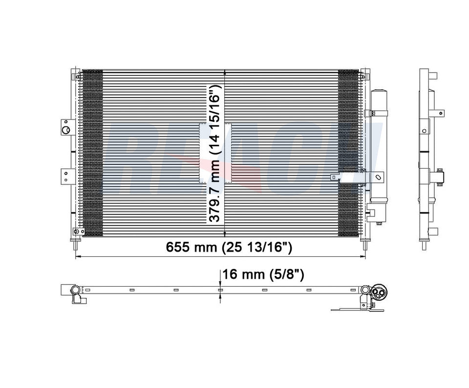 2007 HONDA CIVIC 1.8 L CONDENSER REA31-3525P
