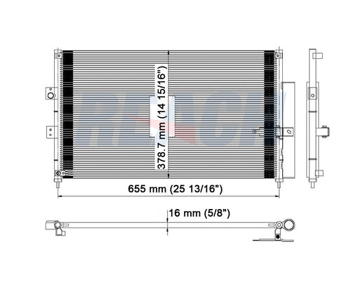 2007 HONDA CIVIC 1.8 L CONDENSER REA31-3531P