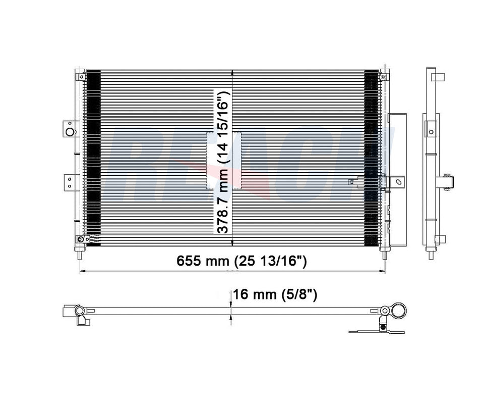 2007 HONDA CIVIC 1.8 L CONDENSER REA31-3531P