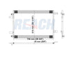 2008 FORD F-350 SUPER DUTY 6.8 L CONDENSER REA31-3691P
