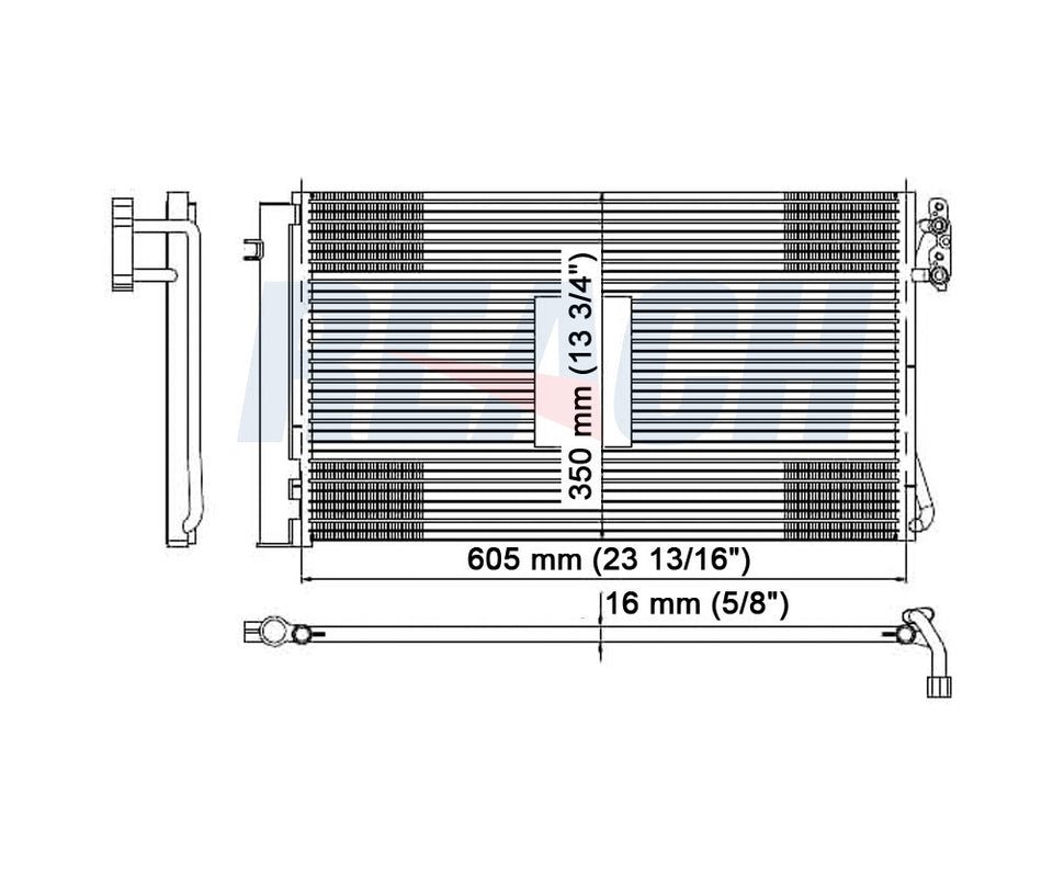 2014 BMW X1 3.0 L CONDENSER REA31-3739P