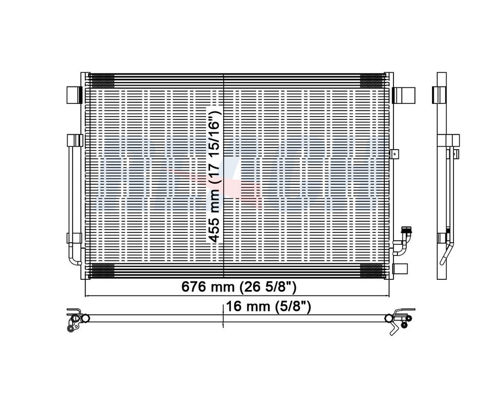 2012 NISSAN MURANO 3.5 L CONDENSER REA31-3774P