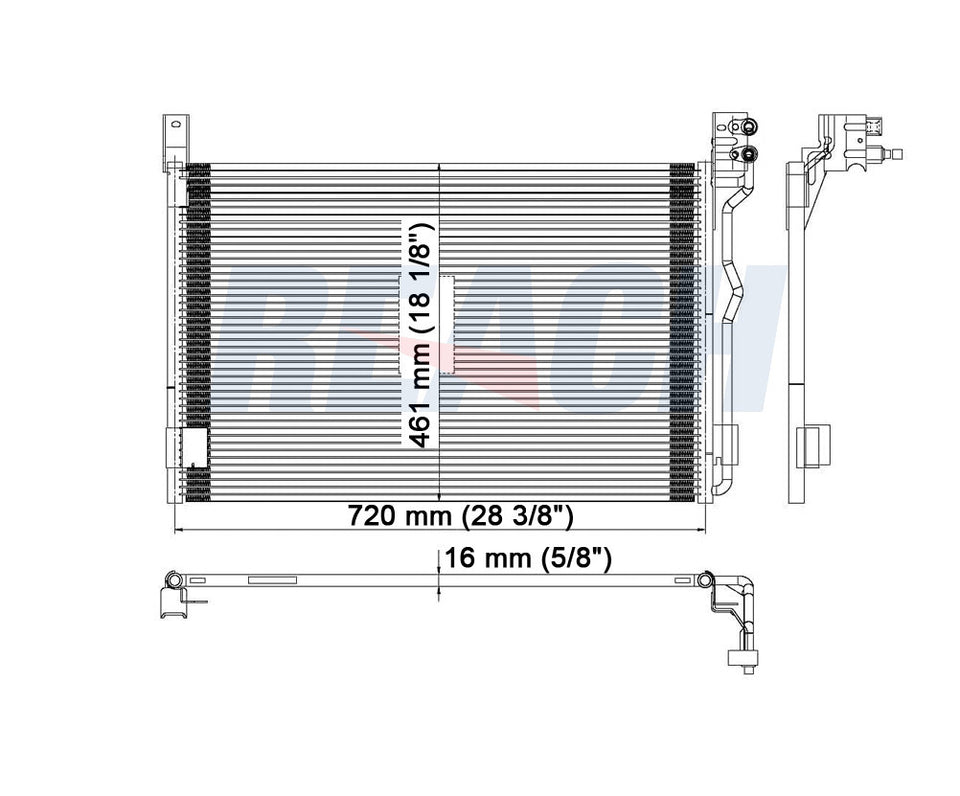 2005 LINCOLN TOWN CAR 4.6 L CONDENSER REA31-4011P