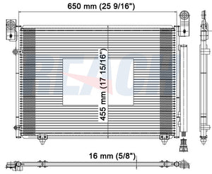 2006 MAZDA MPV 3.0 L CONDENSER REA31-4012P